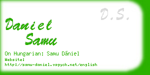 daniel samu business card